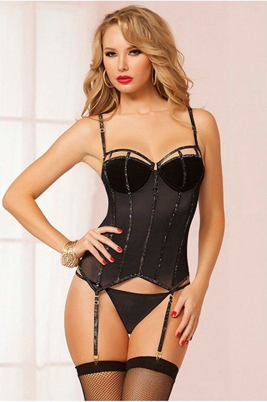 Korset Seven Til Midnight Zwart Maat M