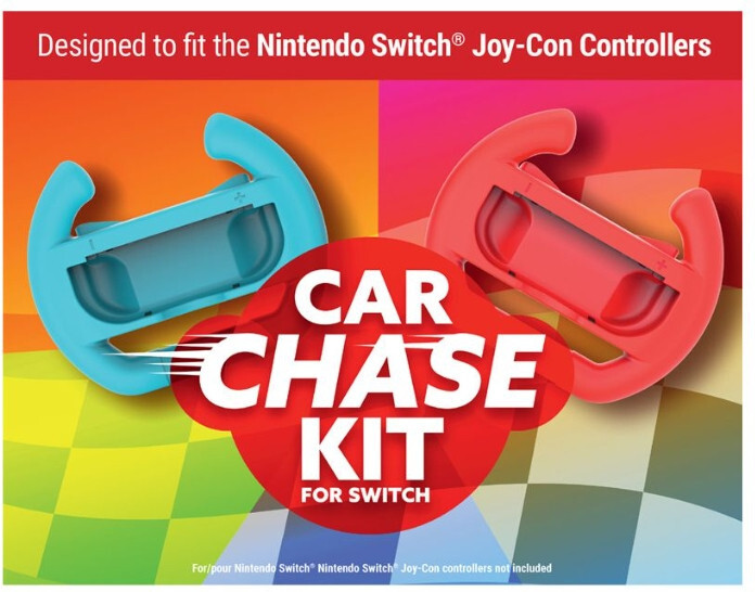 excalibur car chase kit - joy-con steering wheels