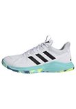 adidas Court Flight Schoenen Dames, Ftwr White/Core Black/Flash Aqua, 38 EU