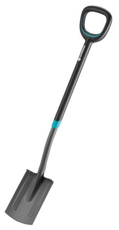 Gardena Drainage Shovel - Steel - Black - D-shaped Handle