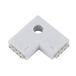 RGB 4-PIN L - connector; LED strips connector SMD5050; hoekverbindingen - L-vorm