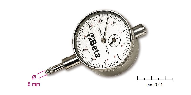 Beta Analoge meetklok uitlezing tot 0.01 mm 1662/2