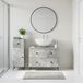 Maison Exclusive - Ensemble de meubles de salle de bain, modèle BREDA, couleur béton