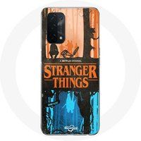 Maniacase Hoesje voor Oppo A74 Stranger Things Friends Cover