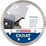 Carat CDBS125300 Diamond Saw Blade for Dry Cutting - 125x22.23mm - Tiles/Natural Stone