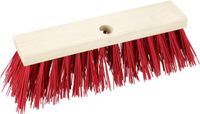 Buemag Bezemkop - Elaston - rood - hout - hard - 30 cm