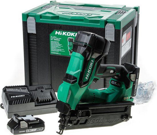 HiKOKI NT1865DAWXZ 18V Spijkerapparaat Bradstacker 32-65 mm 3,0 Ah accu in HSC IV koffer