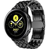 Strap-it Samsung Bracelet acier dragon Samsung Galaxy Watch 42mm (noir)