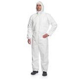 DuPont ProShield 20, beschermend pak met capuchon, categorie III, type 5 en 6, wit, maat XXXL