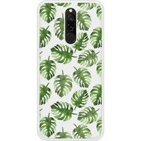 Xiaomi Redmi Note Feuilles de monstera Verstevigd hoesje met sublimatie bedrukking