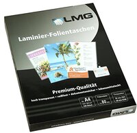 LMG LMGA4-80 lamineerfolie A4, 216 x 303 mm, 2 x 80 mic, 100 stuks
