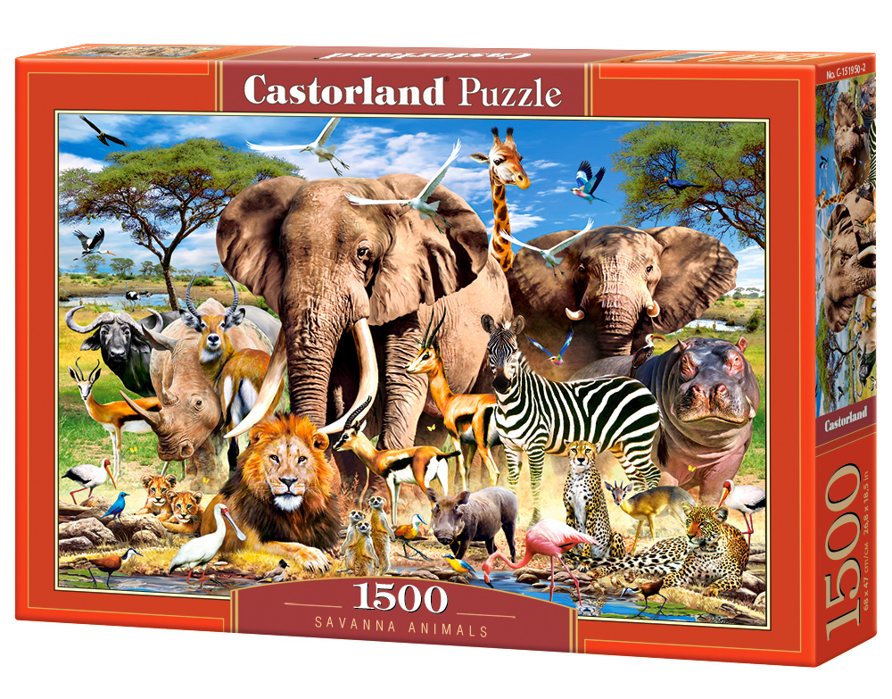 Castorland Savanna Animals - 1500 stukjes