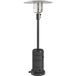 Parasol chauffant à gaz extérieur 11 kW pour terrasse, chauffage portable réglable 82x82x223 cm noir