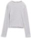 Tom Tailor - Chemise courte à manches longues et structure côtelée - Taille 140 - Light Stone Grey Melange