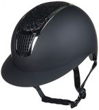 HKM Glamour Shield Rijhelm - Zwart/Zwart - 53-55 (S)