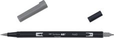 Tombow ABT-N45 viltstift Dual Brush Pen met twee punten, cool grey 10