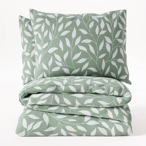 W katoen-polyester dekbedovertrek 1-persoons (140x220 cm)