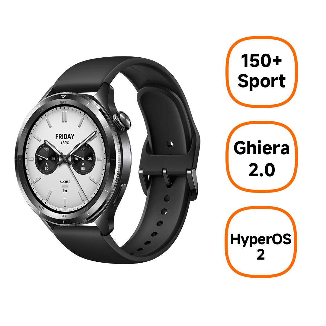 Xiaomi Watch S4 Smartwatch - 1.43" AMOLED Display - Black