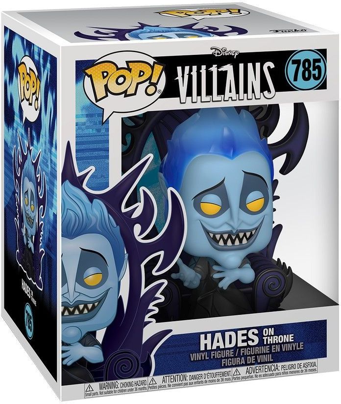 Disney Villains Deluxe Funko Pop Vinyl: Hades on Throne