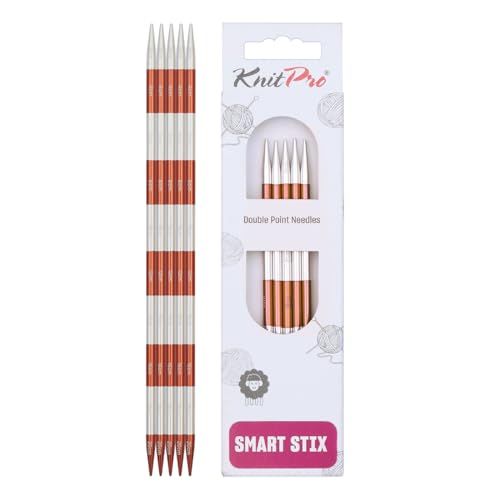 KnitPro K42030 breinaalden, metaal, gesorteerd, 20 cm x 4,5 mm, 5 stuks