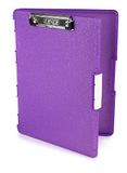 Dexas Slimcase 2 opbergklembord met zijopening, 31,8 x 24,1 cm, paars glitter 3517-527GWP