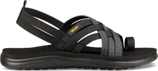 Teva W VOYA STRAPPY Dames Sandalen - Zwart - Maat 38