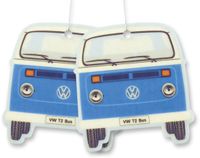BRISA VW Collection by BRISA - Set van 2 Volkswagen luchtverfrissers met VW T2 Bulli Bus-motief (Sportief en fris)