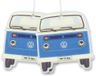 BRISA VW Collection by BRISA - Set van 2 Volkswagen luchtverfrissers met VW T2 Bulli Bus-motief (Sportief en fris)