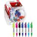 Sharpie Mini permanente marker, fijne punt, gemengde kleuren, bus van 72 stuks
