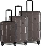 Epic Crate Reflex 4 wielen Kofferset 3-delig - Harde bagage - TSA slot - charcoalblack