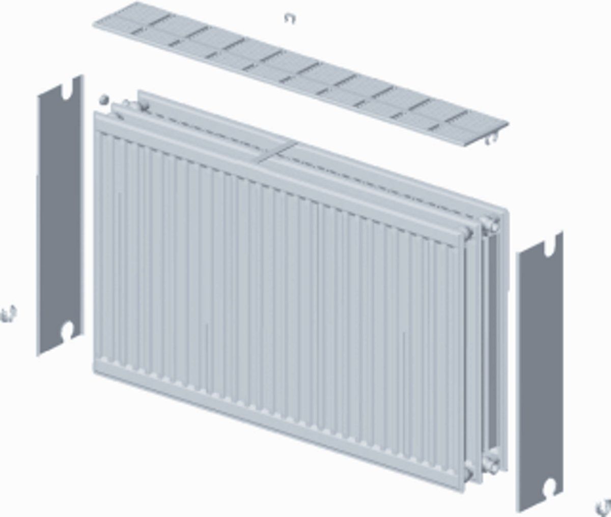 Stelrad Compact paneelradiator type 33 500 x 1000 mm 2056 w wit ral 9016