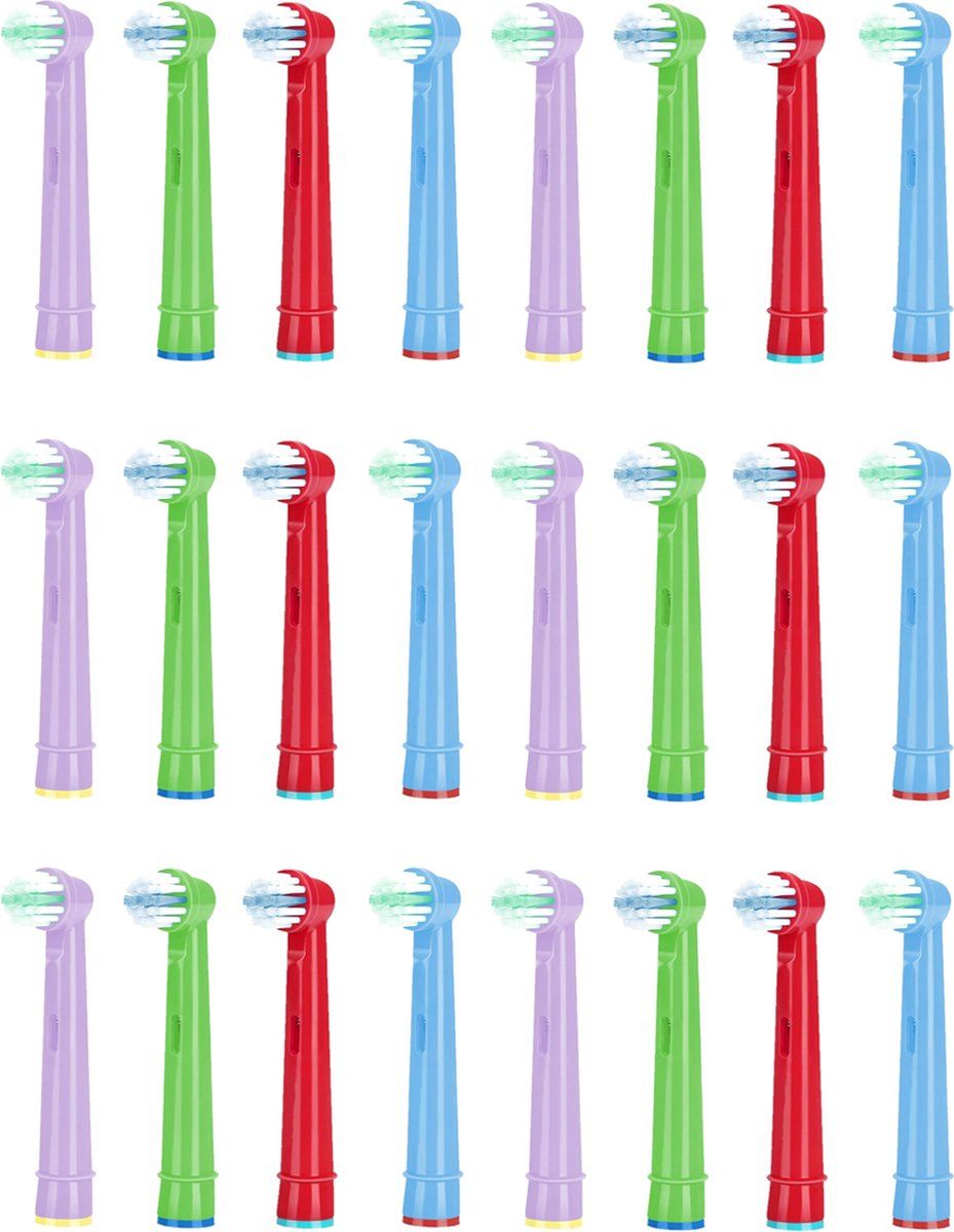 Cosity Universele opzetborstels voor kinderen - Geschikt voor Oral-B - 24 stuks