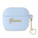 Guess GUA3LSCHSB hoes voor AirPods 3 blauw silicone Charm Collection