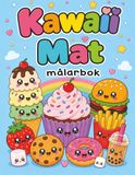 Kawaii Mat Målarbok