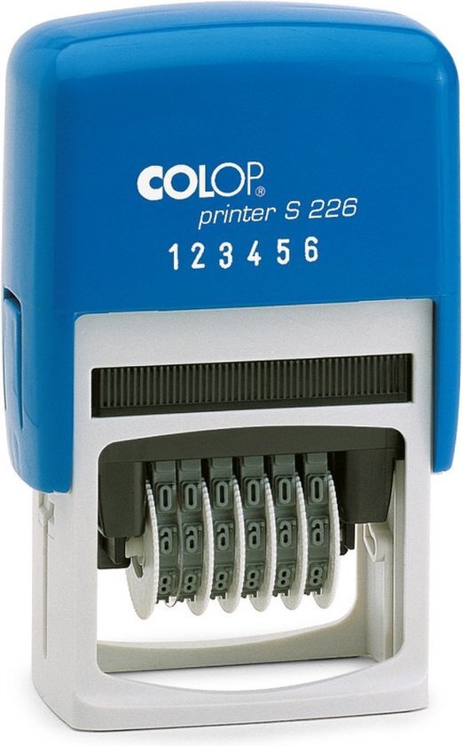 Stempel Stempelfabriek Colop Printer S226 Groen | Cijferbandstempel bestellen | Stempel met draaibare cijfers | Bestel nu!