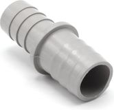 Voorwas Afvoerslangconnector recht, 19mm, ABS plastic