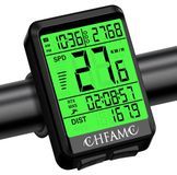 Ordinateur de vélo - Sans fil - Étanche Ipx7 - Rétroéclairage LCD