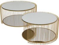 Kare Design Salontafel Wire Double Messing