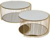 Kare Design Salontafel Wire Double Messing
