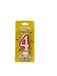 Kaars cijfer "4"