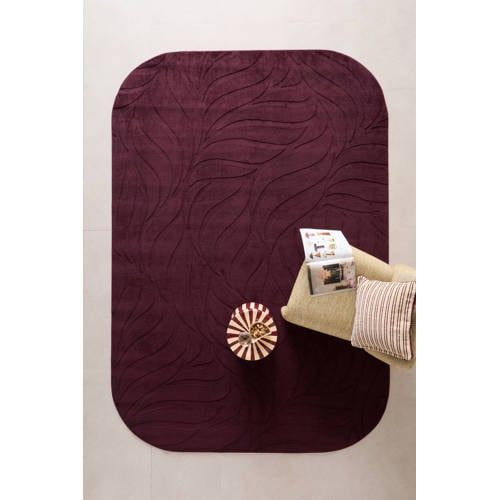 NOUS Living vloerkleed Blossom bordeaux (290x200 cm)