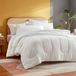 Sonive Super King Dekbed, microvezel gebreid dekbedovertrek, lichtgewicht en ademend beddengoed, 145 g/m² zachte stof, machinewasbaar, 260 cm x 220 cm, wit
