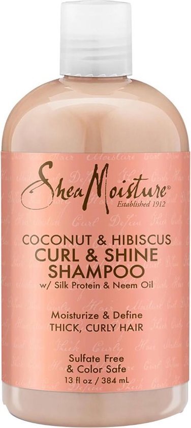 Shea Moisture SheaMoisture Coconut & Hibiscus Curl & Shine Shampoo - 384 ml