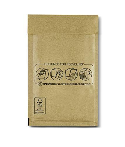 Bankers Box Luchtkussenenveloppen - 10 stuks - 120 x 210 mm - Bruin