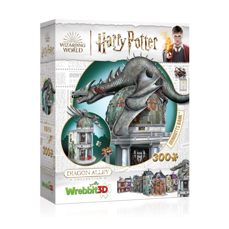 wrebbit Gringotts Bank Harry Potter 3D Puzzle 300 Teile: 3D-PUZZLE