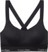 Calvin Klein Performance BH Polyester Elastaan Zwart/Wit XL