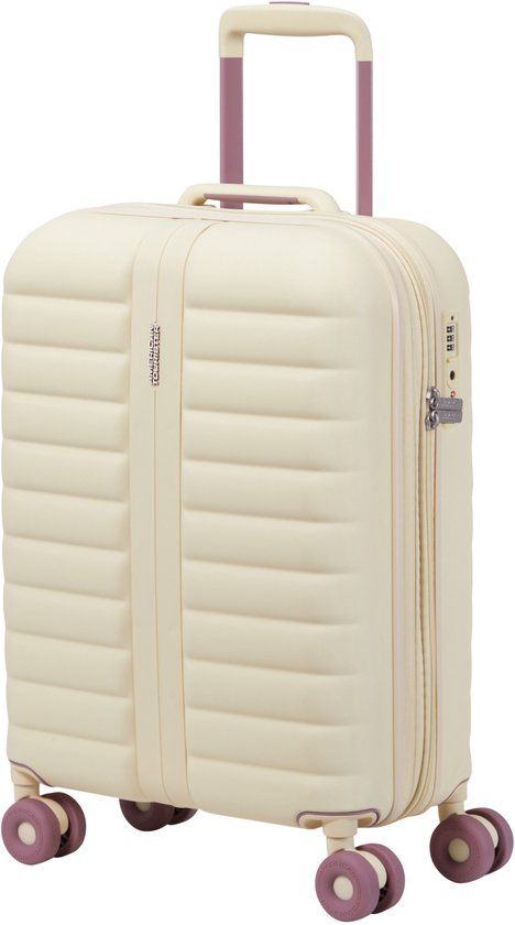 American Tourister Neovibe Handbagage Spinner 55 cm - Uitbreidbaar 37/43 liter - 55x40x20/23 cm - summer sand
