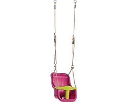 KBT Baby Schommelzitje Luxe - Paars/Lime