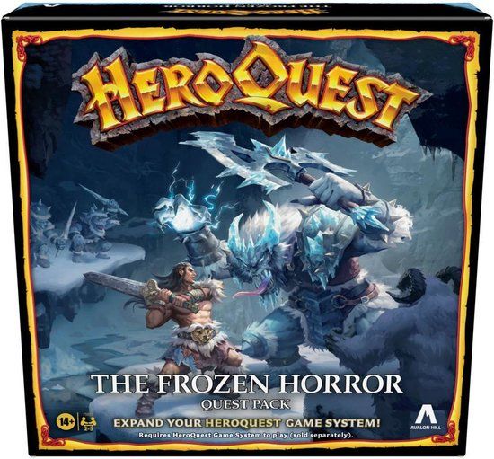 HeroQuest: The Frozen Horror - Board Game Expansion (English) - Hasbro F5815 - Ages 14+