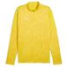 PUMA Maillot d'Entraînement teamCUP Fermeture Éclair 1/4 - Faster Yellow/Argenté, pointure Small